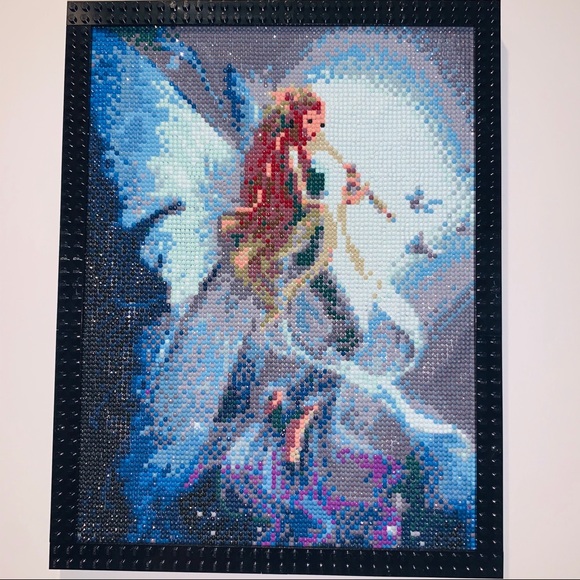 Diamond Painting Full Drill Finished Frame WallArt in LEGO Frame - Picture 1 of 9